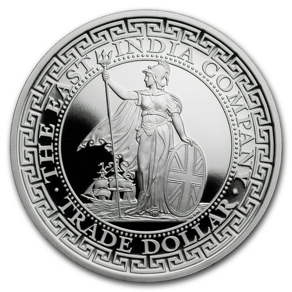 2018 Niue 1 oz Silver Proof British Trade Dollar Restrike