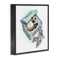 thumbnail image 3 of Stupell Industries Art Deco Sleepy Kitten in Shoebox Black Framed Giclee Art, 24 x 24, by Amanda Greenwood, 3 of 8