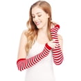 thumbnail image 1 of HSHDLDF Punk Gothic Rock Long Arm Warmer Fingerless Gloves, 1 of 6
