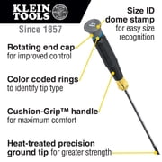 Klein Tools Precision Screwdriver Set 4Pc