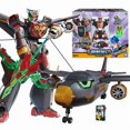 thumbnail image 3 of New Metal Cardbot Transforming Robot to Car Action Figures BLUE COP with Card Car Toys for Child Gift, 3 of 5