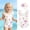 F-380White, variant on ZHOGXU Toddlers Kids Girls Swimwear Sleeveless Round Neck Cherry Print Comfortable Stylish Swimsuit Beachwear For Pool Beach Wear,Pink,3-4 Years