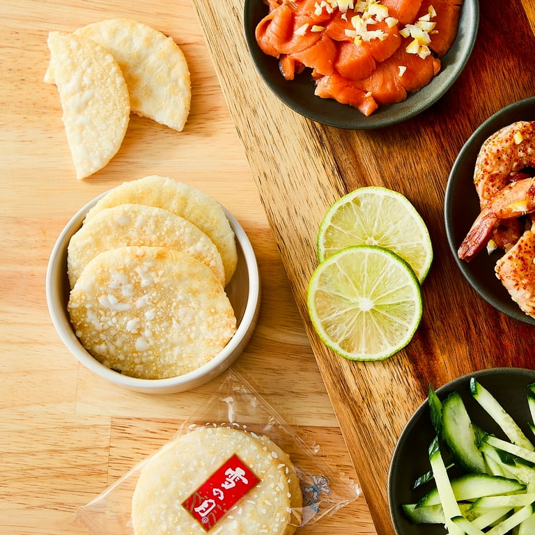 2 pack) Hot Kid Shelly Senbei Japanese Style Rice Crackers, 5.3 oz