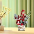 thumbnail image 5 of YOHAVEN Small Christmas Tree Tabletop Mini Xmas Tree Bonsai Decorations Holiday Party Favors for Living Room Office Bedroom Counter Display Shop Cafe Indoor Holiday Decor, 5 of 6