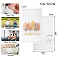 thumbnail image 3 of Cotton Towel Two-Piece 16x28 Inch One Sizex2 Face Towel Set Towel Set Cotton Hand Bath Towel Bathroom Beach Beautiful Orange Trees, 3 of 8