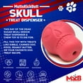 thumbnail image 2 of MKB Sugar Skull Durable Rubber Chew Toy & Treat Dispenser, 2 of 8
