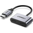 thumbnail image 1 of USB C headphone jack adapter, C splitter audio charging cable...... UGREEN, 1 of 7