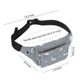 thumbnail image 5 of Fanny Pack for Women Men,Crossbody Fanny Pack Water Resistant Sports Waist Bag Pack, Belt Bag for Travel Hiking Running, 5 of 7