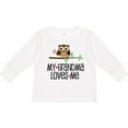 thumbnail image 3 of Inktastic Grandma Loves Me Girls Owl Girls Long Sleeve Toddler T-Shirt, 3 of 5