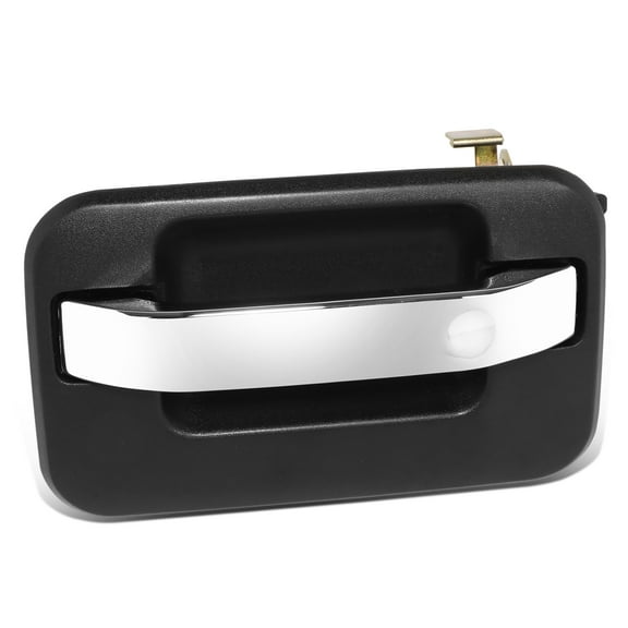 DNA Motoring OEM-DHO-00933 For 2004-2014 Ford Lobo F-150 Lincoln Mark LT Crew Cab Rear Left Door Pull Handle Chrome Smooth