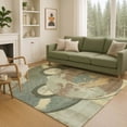 thumbnail image 6 of Addison Rugs Chantille Indoor/Outdoor Contemporary Novelty Green Machine Washable Rectangle Rug, 3' x 5', 6 of 8