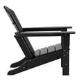 thumbnail image 5 of Portside 4-Piece Adirondack Chair with Matching Ottoman Footrest Set Black, 5 of 7