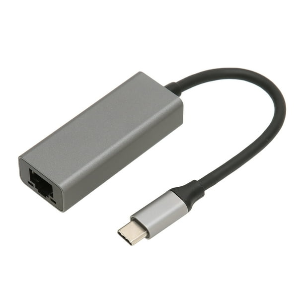 Adaptateur Ethernet USB C, Détection Automatique USB C Vers Ethernet  Adaptateur USB C Vers Ethernet 1000 Mbps Pour La Vidéo 