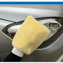 WHAMVOX Car Wash Mitt Double Sided Wool Microfiber Car Cleaning Glove for Motorcycle Wax Polishing Washer Sponge Car Care Cleaning