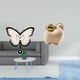 thumbnail image 2 of Reloj De Pared Acrílico Con Forma De Mariposa Y Estatua De Animal En Miniatura Para Decoración De Mesa, Decoración Creativa Para El Hogar, Oficina, Comedor, Habitación Infantil, Casa De, 2 of 8