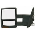 thumbnail image 2 of 61186F - Fit System Driver Side Towing Mirror for 09-12 Ford F150 extendable, w/ turn signal & puddle lamp, textured black, foldaway, Heated Power, 2 of 2