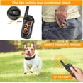 thumbnail image 3 of Collar de adiestramiento para perros, collar eléctrico impermeable IPX7 con control remoto de 1300 pies de alcance, 3 modos de entrenamiento (sonido, descarga y vibración)ndes, 3 of 14