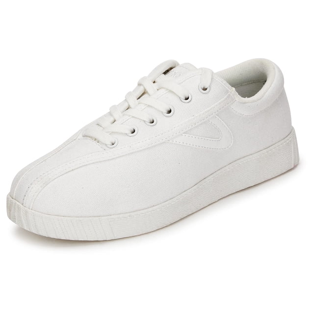 Zapatillas TRETORN Nyliteplus de Lona Blanca con Cordones Talle 9.5