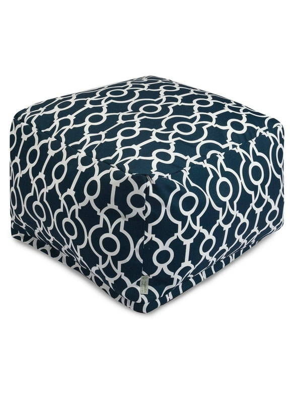 Majestic Home Goods Athens Indoor / Outdoor Fabric Ottoman
