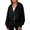 Black, variant on Vedolay Women Long Sleeve Sweatshir Fashion 2023 Tight Fit Lightweight Solid Long Sleeves Top Zip up Hoodie Y2k Black,L