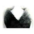 thumbnail image 2 of INC International Concepts Women’s Faux-Fur Stole Scarves, Black/Grey, 2 of 3