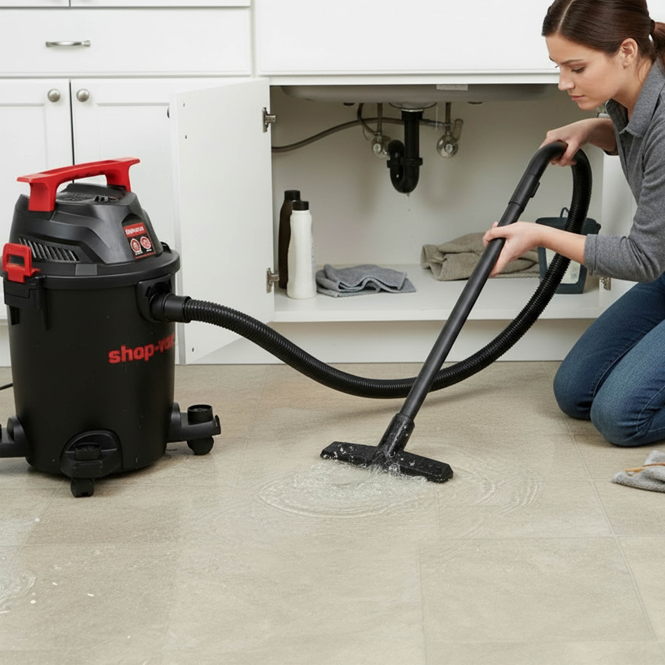 Shop-Vac 8 Gallon 6.0PHP Wet/Dry Vacuum Cleaner 1-7/8