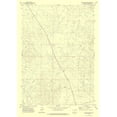 thumbnail image 2 of USGS 14x18 Gold Ornate Wood Framed with Double Matting Museum Art Print Titled - Rawhide School Wyoming Quad - USGS 1971, 2 of 4
