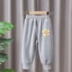 thumbnail image 2 of Odeerbi 3-10 Años Niños Niñas Pantalones de Algodón Con Estampado de Flores Pantalones de Deporte Casual Con Bolsillos, 2 of 4