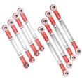 thumbnail image 3 of RC Steering Servo Pull Rod, RC Pull Rod Metal Linkage Arm Tie Rod Ends Connector for WPL, 3 of 7
