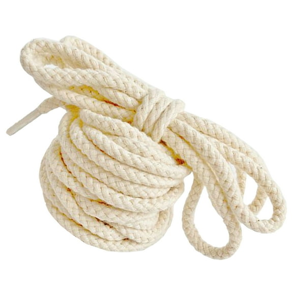 SEWCHICS Beige Polyester Thick Rope Laces Practical and Attractive for Shoes 2Pcs