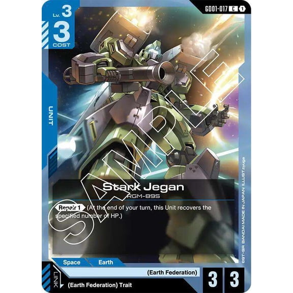 Gundam Newtype Rising Common Stark Jegan GD01-017