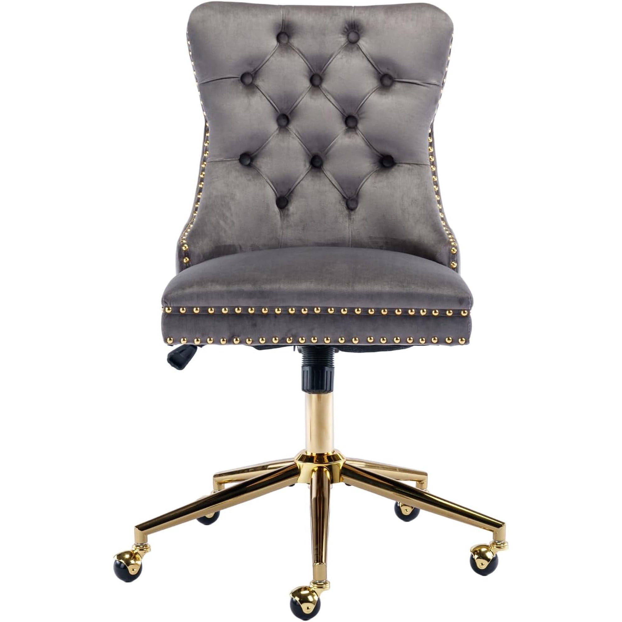grey velvet home office desk product