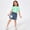 Green, variant on Fnooota Girls Summer Outfit Sets Size 6-7 T, 2 Piece Printed Summer Short Sleeve Kids Clothing Sets Purple Size 6-7 T