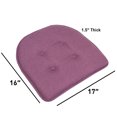 thumbnail image 7 of U-Shaped Memory Foam Chair Pads 4 Pack Purple, 7 of 7