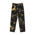 thumbnail image 4 of Haiem Christmas Gold Deers1 Men's Pajama Pants Ultra Lightweight Pjs Bottoms Sleepwear Bottom Pants with Pocket Drawstring-Small, 4 of 9