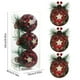thumbnail image 3 of Decoraciones navideñas, adornos navideños, regalos de Navidad, bolas de espuma, bolas navideñas, agujas de pino, piñas, bolsas de cuadros, adornos para el árbol de Navidad, colgantes, bolas navideñas, 3 of 6