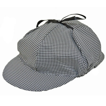 Sherlock Holmes Houndstooth Detective Costume Hat