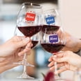 thumbnail image 2 of WineWear Drink Markers Wine Glass Charms 6 Themed Sets Party Gift, 2 of 8
