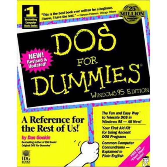 Pre-Owned DOS For Dummies Windows 95 Edition (Paperback) 1568846460 9781568846460