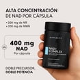 thumbnail image 2 of NAD+ Complex 400mg | NMN + NR Doble Precursor | Trans-Resveratrol | DRCaps® - 60 cápsulas, 2 of 6
