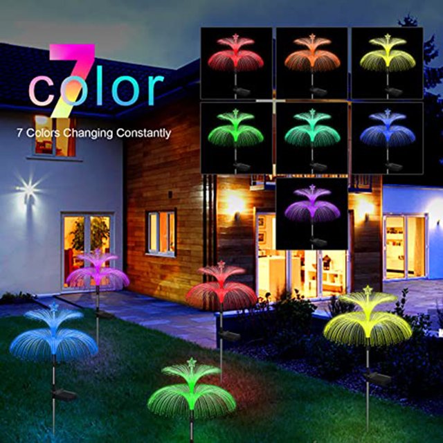 Luz De Tierra Luz de tierra LED Luces de patio de camino de medusas duraderas para patio (C)