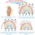 thumbnail image 3 of Adhesivo de pared CODOHI Watercolor Rainbow con cita inspiradora, 3 of 7