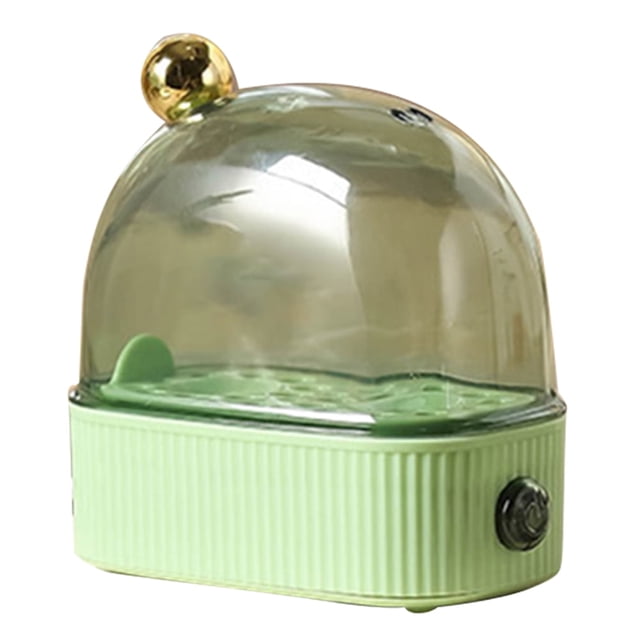 Cocedor de huevos de 220 V, procesador de alimentos con capacidad para 2 huevos, ideal para dormitorios (verde)