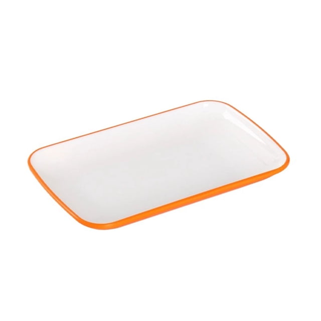 Los cuencos rectangulares for salsas y los pequeños platos for salsa de soja son perfectos for mojar aperitivos.