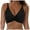 Black, variant on Bikini Tops for Women Push Up Swimsuit Top Lace Up Padded Bathing Suit Tops Twist Bikini Top Only Green, L