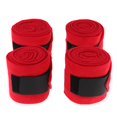 thumbnail image 2 of 4Pcs Equine Standing Wrap for Horse Riding Show Performance Racing Outdoors - Red, 3m, 2 of 8
