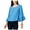 Blue - navy, variant on I.N.C Womens Ruffle-Sleeve Pullover Blouse, Blue, Medium