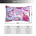 thumbnail image 2 of Pofeuu Dragon Fruit Print Polyester Microfiber Plush Pillowcases, Super Soft and Cozy Pillow Case Covers with Envelop Closure（Pillow core not included）-20"x30", 2 of 6