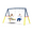 Blue#3, variant on Backyard Swing Sets, Swing Sets for Backyard with Kids Slide Outdoor Heavy-Duty Metal Playset 3 in 1 Swing Set with Slide, Blue Outdoor Swing Sets,Steel Heavy Duty Swing Sets, Toys Swing Sets