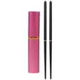 thumbnail image 1 of Portable Collapsible Ebony Chopsticks Foldable Wooden Travel Chopsticks with Aluminum Case (Random Color), 1 of 8